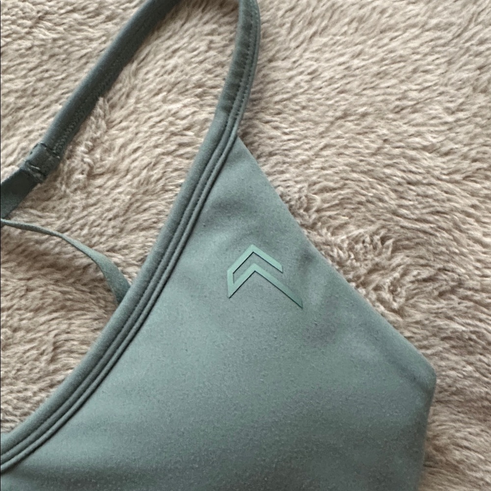Oner Active Timeless Strappy Bralette- Mineral Green - Picture 2 of 4